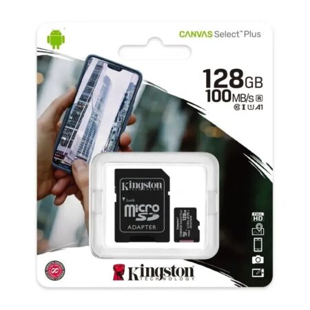 Memoria MicroSD 128GB Kingston 128GB 100MB/S