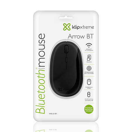 MOUSE BLUETOOTH KBM-251BK KLIPXTREM