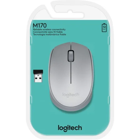 MOUSE M170 LOGITECH COLOR PLATA