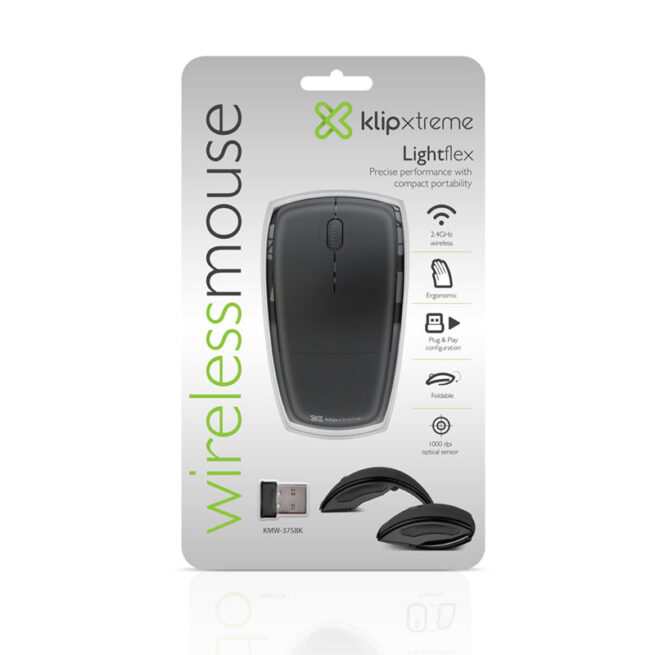 MOUSE WIRELESS KLIP XTREME KMW-375BK