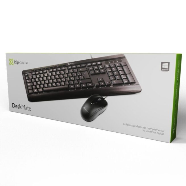 Teclado + Mouse ALAMBRICO Klip Xtreme Deskmate KCK-251S