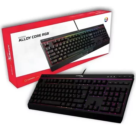 Teclado Gamer Hyperx Alámbrico Alloy Core Rgb Ipx
