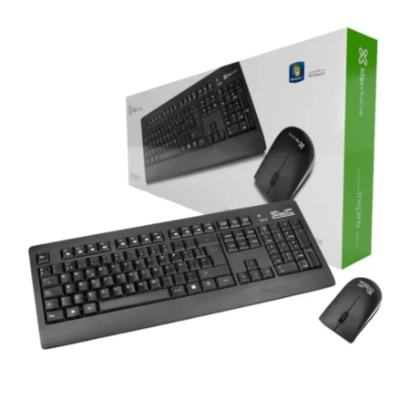 DUO de MOUSE y TECLADO INALAMBRICO KlipXtreme KCK-265S