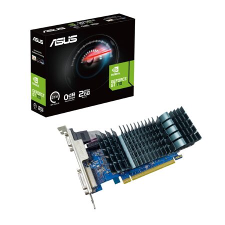 Tarjeta de Video ASUS Nvidia® GeForce ® 710 2GB DDR3 EVO, Low Profile, PCI Express 2.0, 64 bits