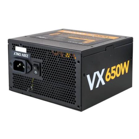 Fuente de Poder Nox Urano VX 650W - Certificada 80 PLUS Bronze, Ventilador de 120 mm, Cables Planos